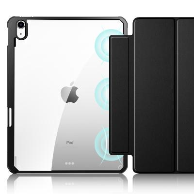 China High Quality Detachable Auto-sleep Magnetic Function 2021 Stand Case For iPad 8th Gen 10.2 Slim Tablet Case Magnetic Case Supper for sale