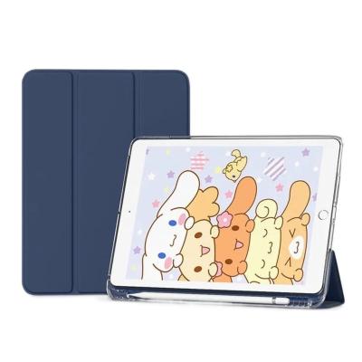 China 2020 Transparent Shockproof iPad Air 10.9 Case for iPad Air 4 Case with Pencil Holder Smart Sleep and Wake Soft Silicone Back Cover for sale