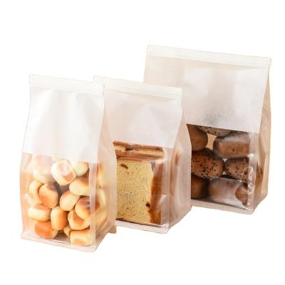 China Wholesale High Quality Small Size kraft paper bread package bag For Packing for sale