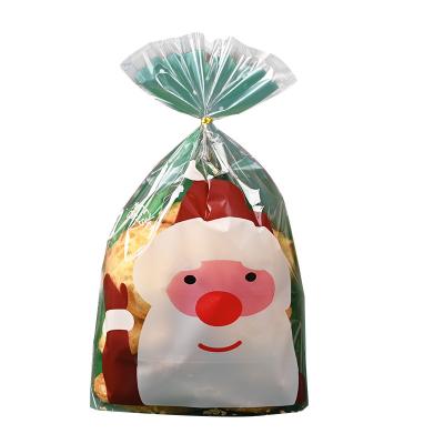 China wholesale Christmas design opp packaging cellophane plastic bag for cookie and candy for sale