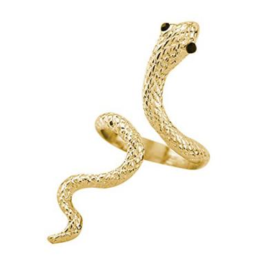 China BOHEMIA Vintage Gold Plated Snake Ring Bohemia Jewelry for sale