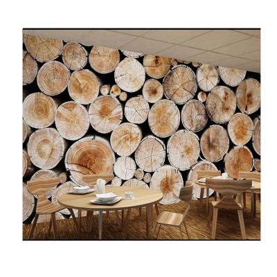 China Modern Custom Design Self Adhesive Cafe Wall Mural Vinyl PVC Cafe Wallpaper for sale