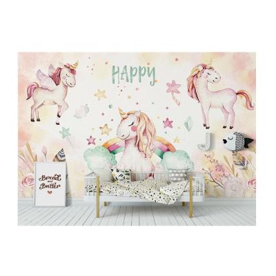 China Modern Cutes And Colorful Kids Room Decoration Wall Covering Wallpaper for sale