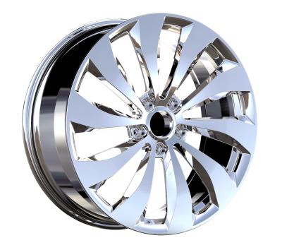 China VIP Sports High Quality 20 21 Inch Factory Custom Polished Hot-selling High Quality Aluminum Alloy Forged Wheels for sale