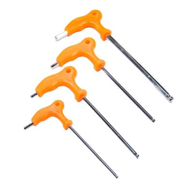 China Flat Head 2.5/3/5/6/8mm Hexagon Wrench T-Handle Hexagon Wrench Ordinary DIY Tool Wrench Flat Head Auto Repair Tool Kit for sale