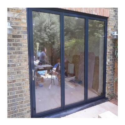 China Waterproof/Soundproof/Heat Insulation Newest Half Glass French Entry Doors Restaurant Sliding Door for sale