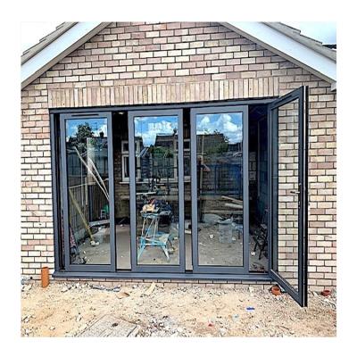 China Commercial System Waterproof / Soundproof / Heat Insulation Aluminum Sliding Made In Porcelain Door And Window With Double Glazing for sale