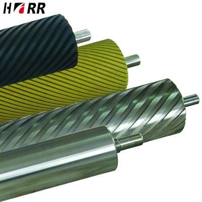 China Machinery Parts Rubber Roller Steel Roller For Woodworking Machinery Parts for sale