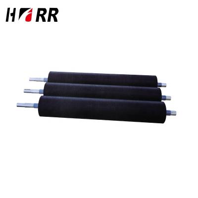 China Machinery Parts Natural Rubber Roller For FRP Lamination Roller for sale