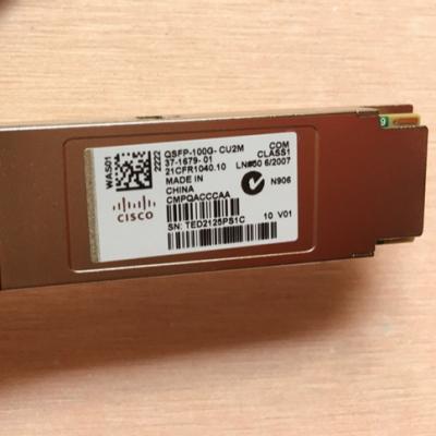 China Original QSFP-100G-CU2M 100G QSFP+ Passive DAC Connecting Cable QSFP-100G-CU2M for sale