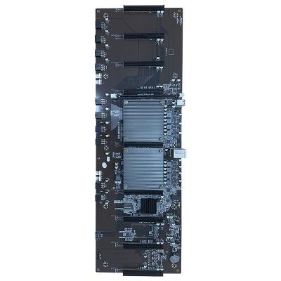 China New DDR3 X79 9GPU server/workstation installation motherboard for RTX3060 dedicated graphics card high speed 68mm slot X79 motherboard for sale