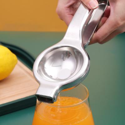 China Viable Funny Hand Squeezer Stainless Steel Kitchen Instruments Manual Citrus Juicer Lemon Squeezer for sale