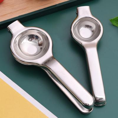 China Stainless Steel Viable Handheld Juicer Accessories Kitchen Instruments Manual Lemon Squeezer for sale