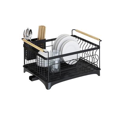 China China Factory Promotion Stainless Steel Double-Layer Multifunctional Dish Rack for sale