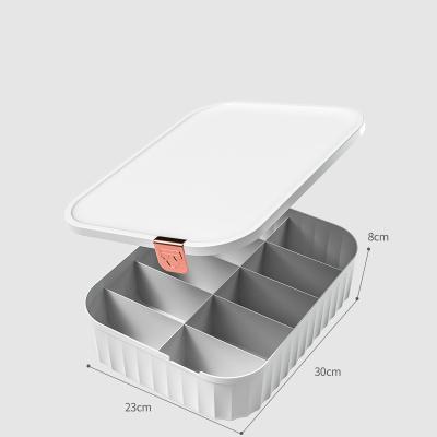 China Viable Drawer Divider Clothes Storage Bin Underwear Organizer Storage Box for sale