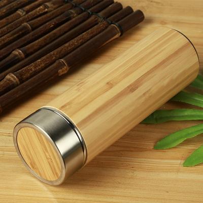 China PORTABLE 350ml travel thermos tumbler with wooden handle thermos with wooden hadnle for sale