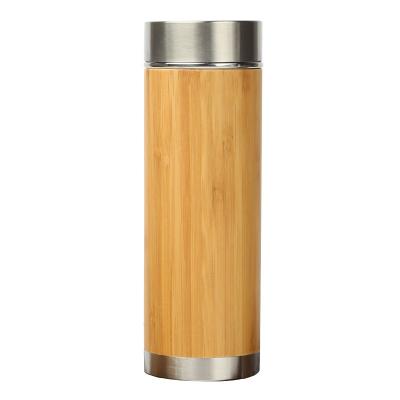 China PORTABLE Thermos Lid Thermos Bottle Wooden Thermos Jar Wooden Stainless Steel Thermos Bamboo for sale