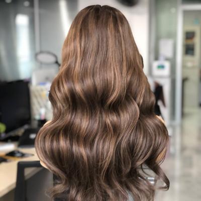 China Body Wave TKL Most Popular Body Wave Piano Color Highlight Wigs Hair Lace Front Pure Hand Made for sale