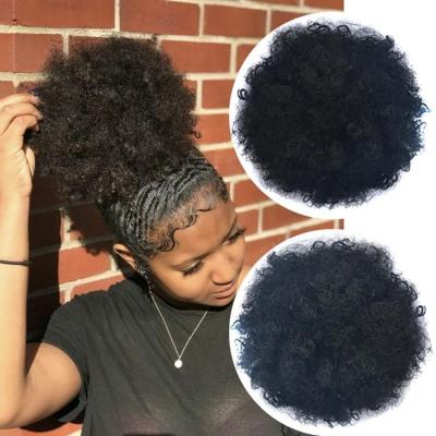 China Hot Selling Afro Puff Wholesale TKL Afro Puff Easy Clip In Synthetic Hair Bun For Black Women for sale