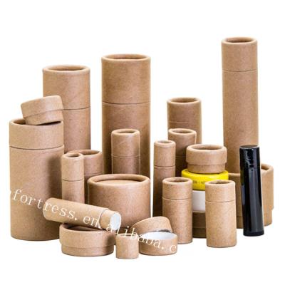 China Custom Biodegradable Empty Lip Balm Paper Tube Packaging Make Your Own Lipstick Tube Container Packaging Paper Lip Balm Paper Tube for sale