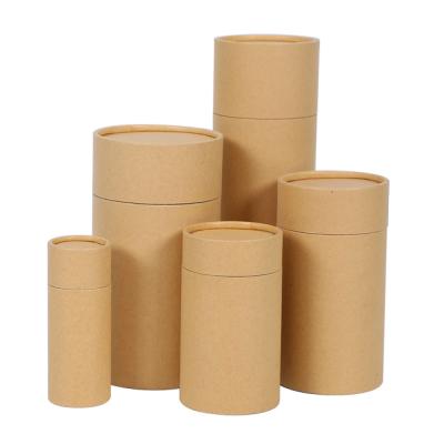 China Recyclable Biodegradable Tubo T-shirt Kraft Paper Tube Gift Packaging Tube Box For T Shirt for sale