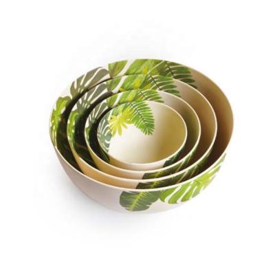 China Bamboo Salad Bowl Eco-Friendly Healthy and Natural Viable Biodegradable for sale