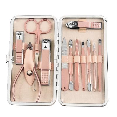 China Factory Safe Direct Supply High End Manicure Manicure Pedicure Set Scrub Texture Foot Care Travel Set for sale