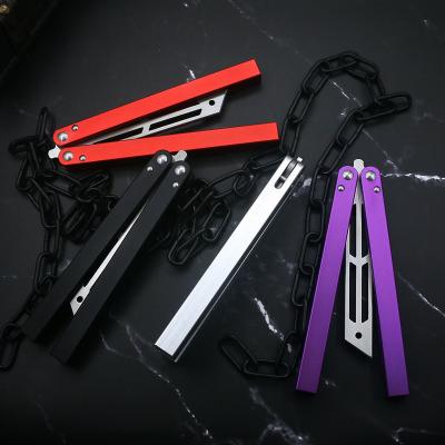 China New Butterfly Knife Daily Hot Sales Fashion Tools Multi Color Butterfly Training Knife for sale