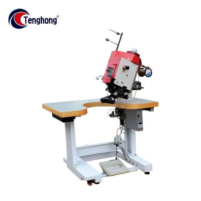 China Factory Tenghong TH-08 curved single needle machine for hemp for shoes making sewing machines for sale