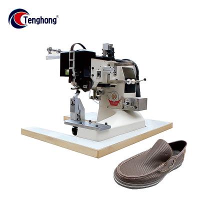 China Factory Tenghong TH-747CA Sewing Machine For Moccasin To Make Shoes Machinery for sale