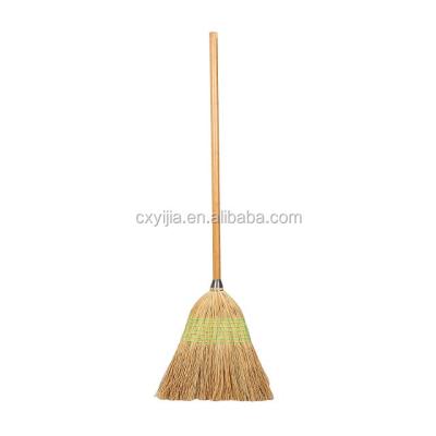 China Durable Cleaning Bamboo Broom With Long Handle for sale