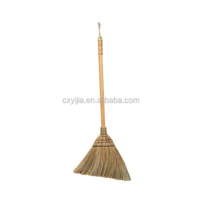 China Durable Cleaning Bamboo Broom With Long Handle for sale