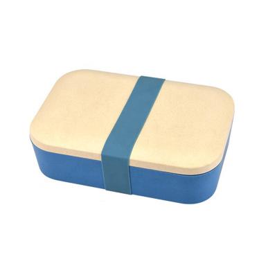 China Freshness Storage Boxes&Bins Fiber Sandwich Bento Lunch Box Bamboo Food Container for sale