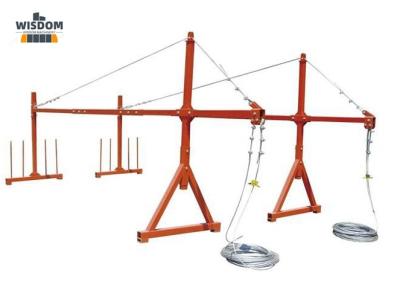 China Painted Steel ZLP800 8.5m/min high rise working Suspended Rope Platform for sale