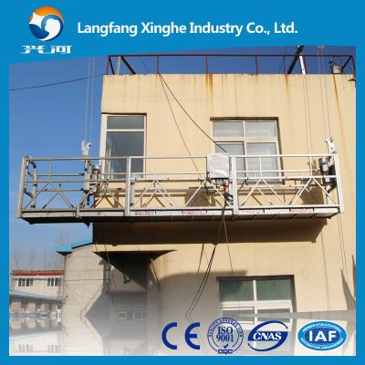 China ZLP800 aluminum facade cleaning platform , Building glass cleaning cradle , malaysia gondola , elevator platform for sale