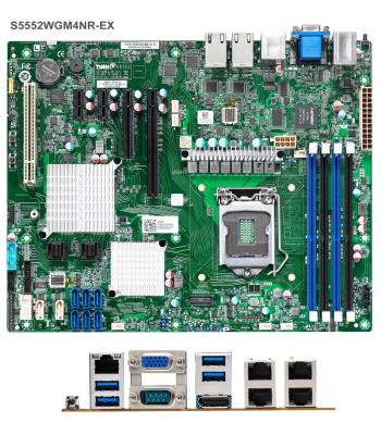 China Server/Workstation Tyan Server Motherboards S5552GM4NRE For 1u Intel LGA1151 C242 PCH 6 SATA 6G Ports Tyan Motherboard for sale