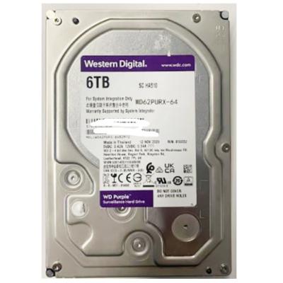 China Hdd 6TB Surveillance Internal Hard Disk 6TB Hard Disk 6TB HDD Purple Purple For 62PURZ for sale