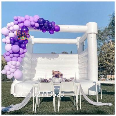 China PVC 13*13ft White Party Inflatable Bouncy Castle For Kids Inflatable Bouncy Castle Inflatable Bouncing Castle for sale