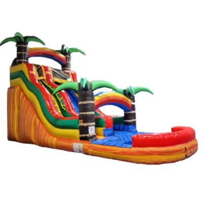 China Commercial Inflatable Slides Backyard PVC Water Park Inflatable Adult Water Slide On Sale for sale