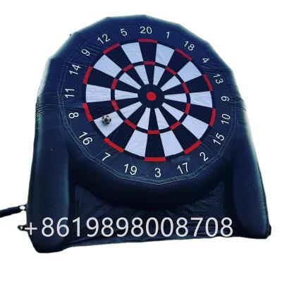 China Party Rental Park PVC Inflatable Sport Game Football Hot Selling Inflatable Shooting Dart Board for sale