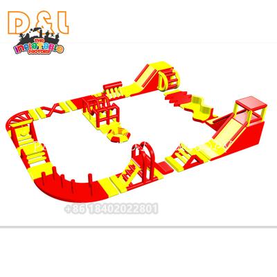 China High Quality Amusement Park Mall School Inflatable Water Slides Commercial Floating Aqua Park Fun Inflatable Water Park For Kids for sale