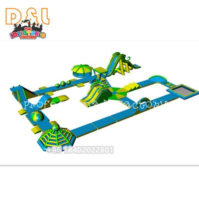 China Amusement park shopping mall school water sport game aqua commercial funcity floating inflatable water park for sale for sale