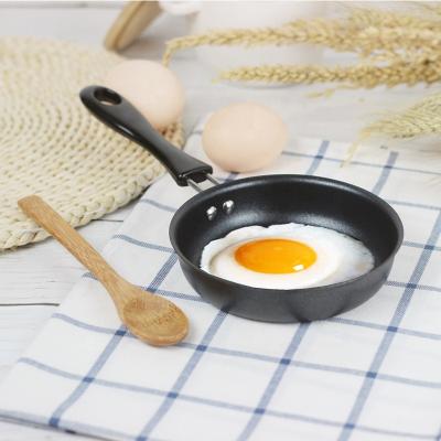 China 2021 Viable New Product Mini Omelette Tart Pan Cooking Pancake Pan Cast Iron Skillet Non Stick for sale