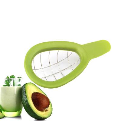 China Sustainable Amazon 3 In 1 New Products High Efficiency Avocado Slicer Tool Kitchen Hot Selling Accessories Instruments for sale