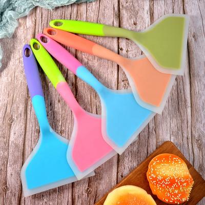 China Wholesale Hot Selling Viable Silicone Kitchenware Utensils Cooking Tools Silicone Non-Stick Spatula for sale