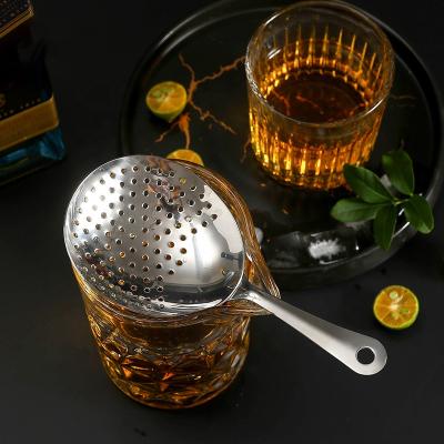 China Viable Wine Strainer Promotional Bar Accessories Steel Bar Strainer Tools Stainless Cocktail Shaker for sale