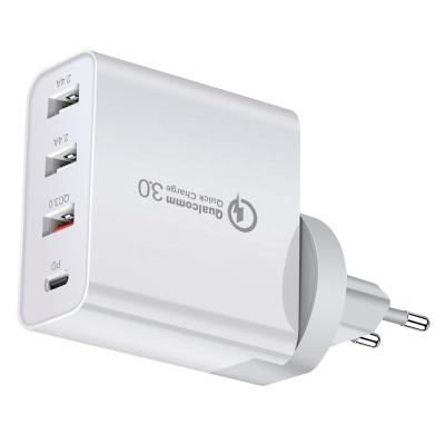 China All hot selling QC3.0 +PD 48W charging adapter with four interface travel use for sale