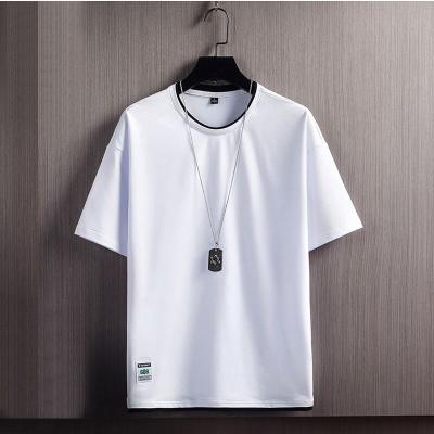 China High Quality Breathable Custom Made T-shirt 100% Cotton Short Heavy White Sleeve Oversized T-Shirt for sale