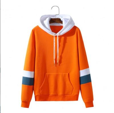 China Waterproof OEM Wholesale Custom Printing Color Blocking Pullover Plus Size Knit Mens Hoodies for sale