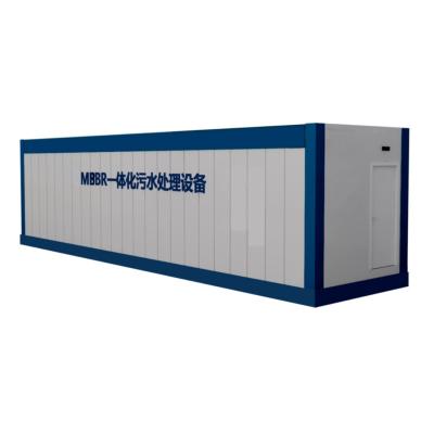 China Industrial Containerized Portable Water Treatment MBBR Wastewater Treatment Plant For Poultry / Livestock for sale